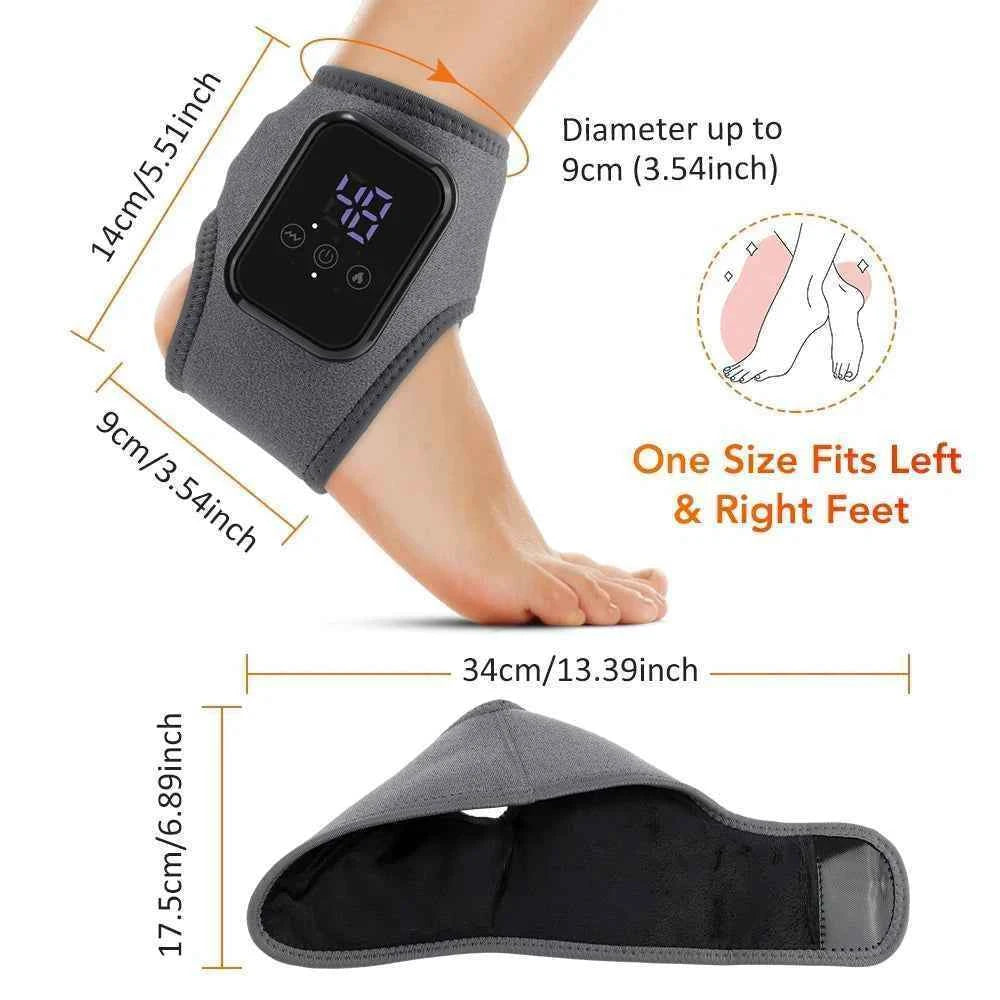 Electric Heating Wrist Guard Vibration Massage Hot Compress Wrist Brace Ankle Wrap Hand Foot Protector Rechargeable Wristband