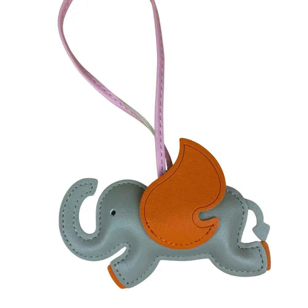 Elephant Bag Charm - Multi-Color Horse Charm Accessory for Purse, Backpack & Keys