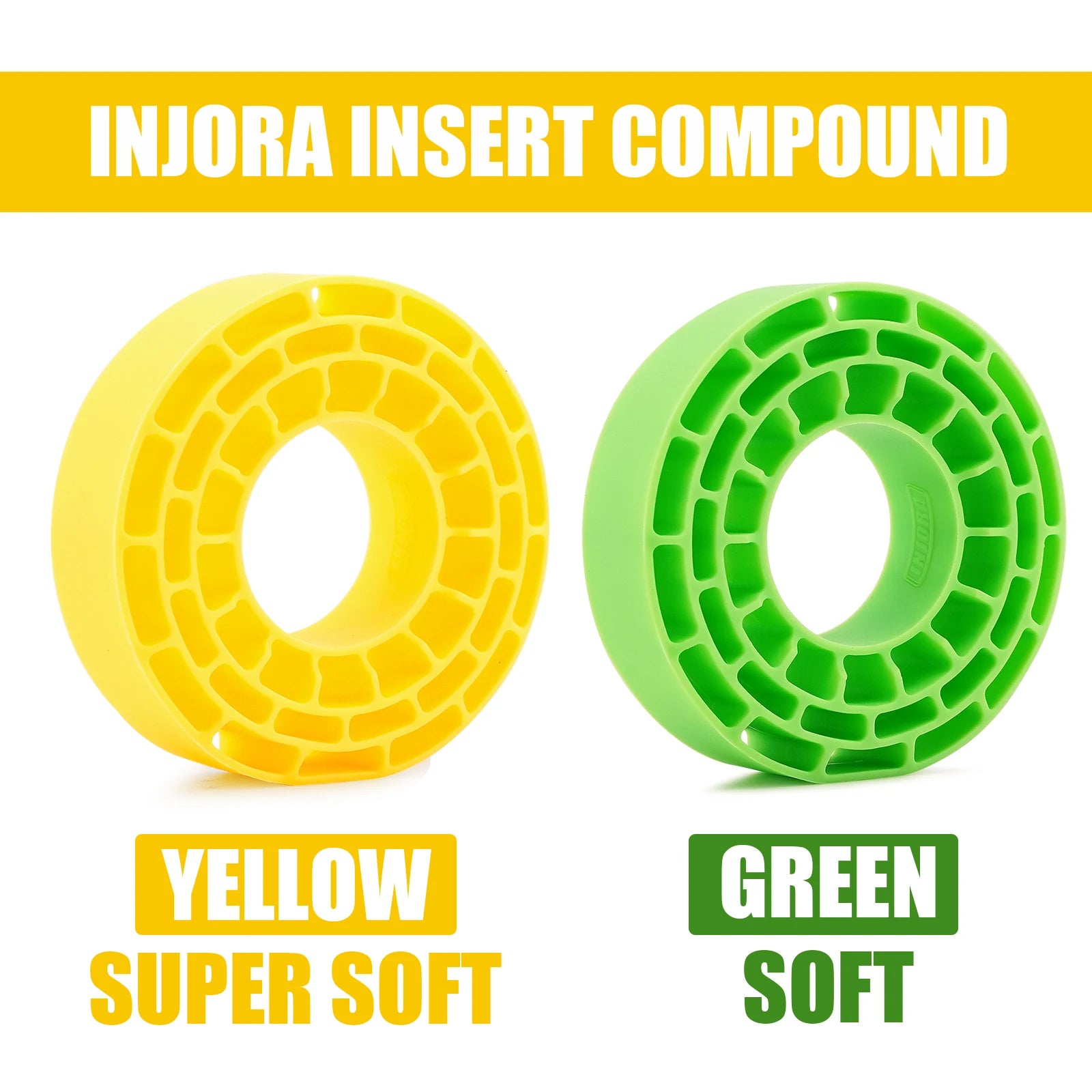 INJORA 4pcs Silicone Rubber Inserts For 61-63mm*21mm 1.0" Tires (1062)