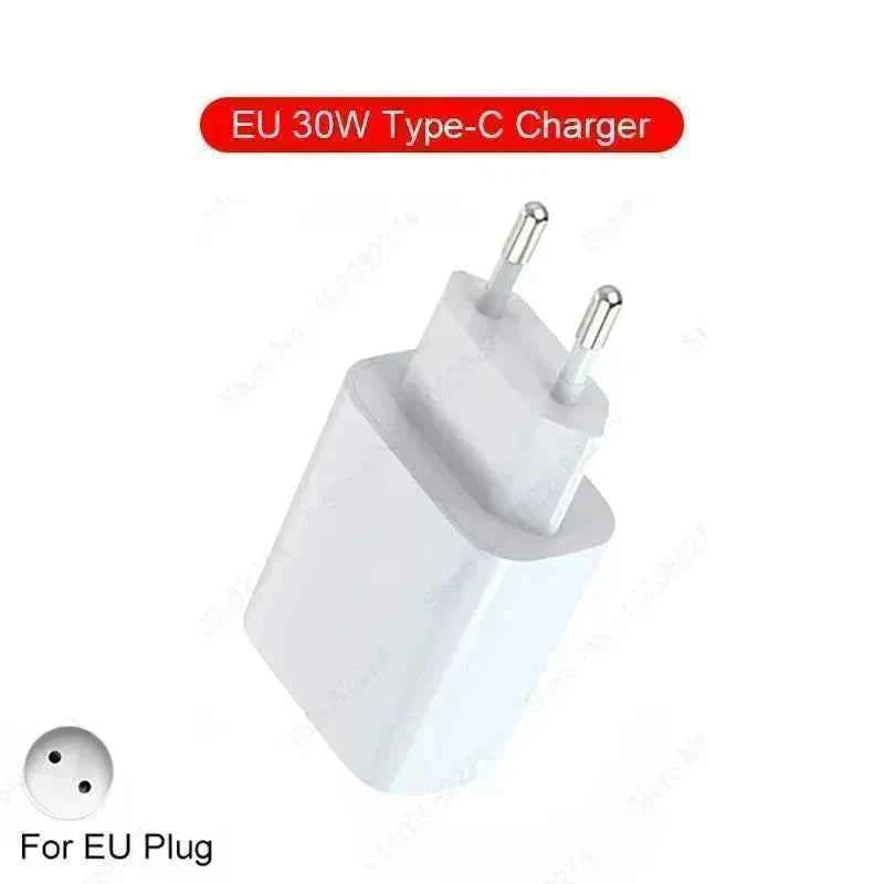 For Apple 30W Charger USB Type C Fast Charger For iPhone 13 15 17 14 12 11 16 Pro Max Plus PD Charger Charging Cable Accessories