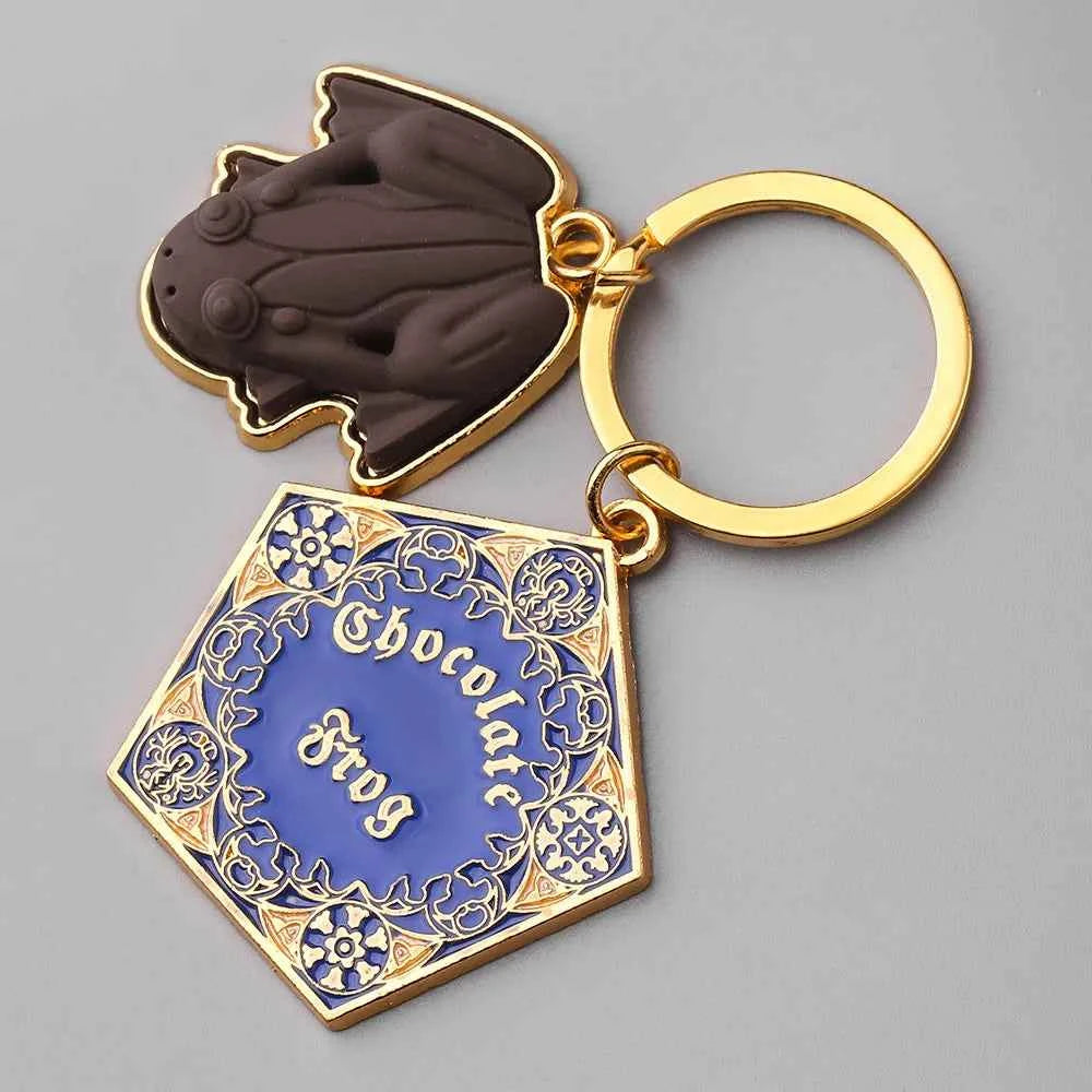 Fashion Chocolate Frog Key Chain Key Ring Anything from Trolleys Wizard Magic World Cosplay Keychain Keyring Jewelry Accessories
