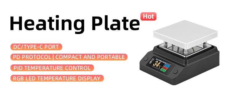 ALIENTEK T80/T80P Electric Soldering Iron Adjustable Temperature 100W Fast Heat Portable Digital Smart Welding Station C210 C245
