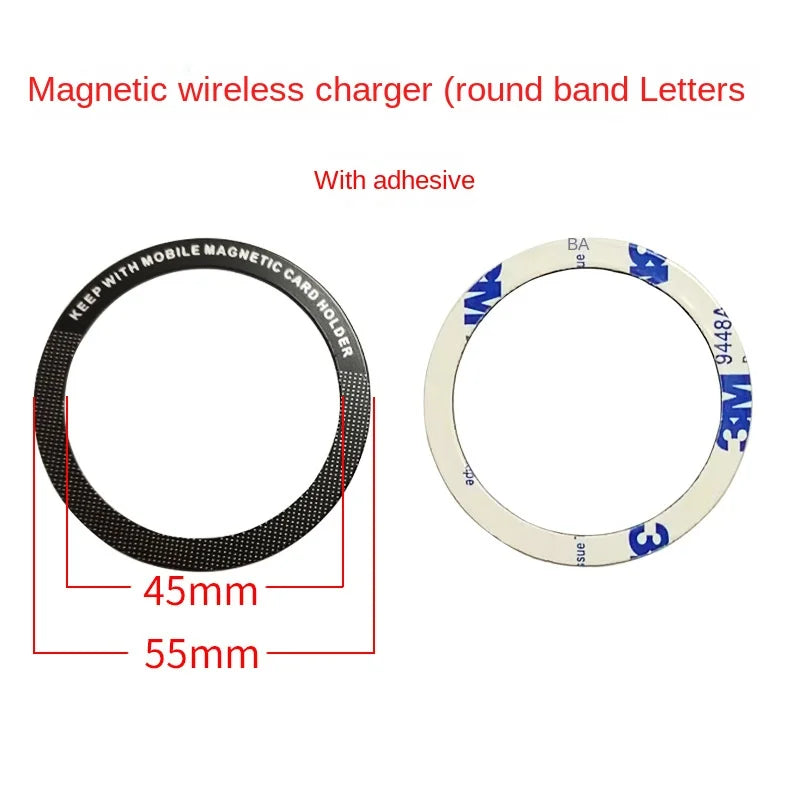 Magnetic Metal Plate For Car Phone Holder Universal Iron Sheet Disk Sticker Mount Mobile Phone Magnet Stand For IPhone