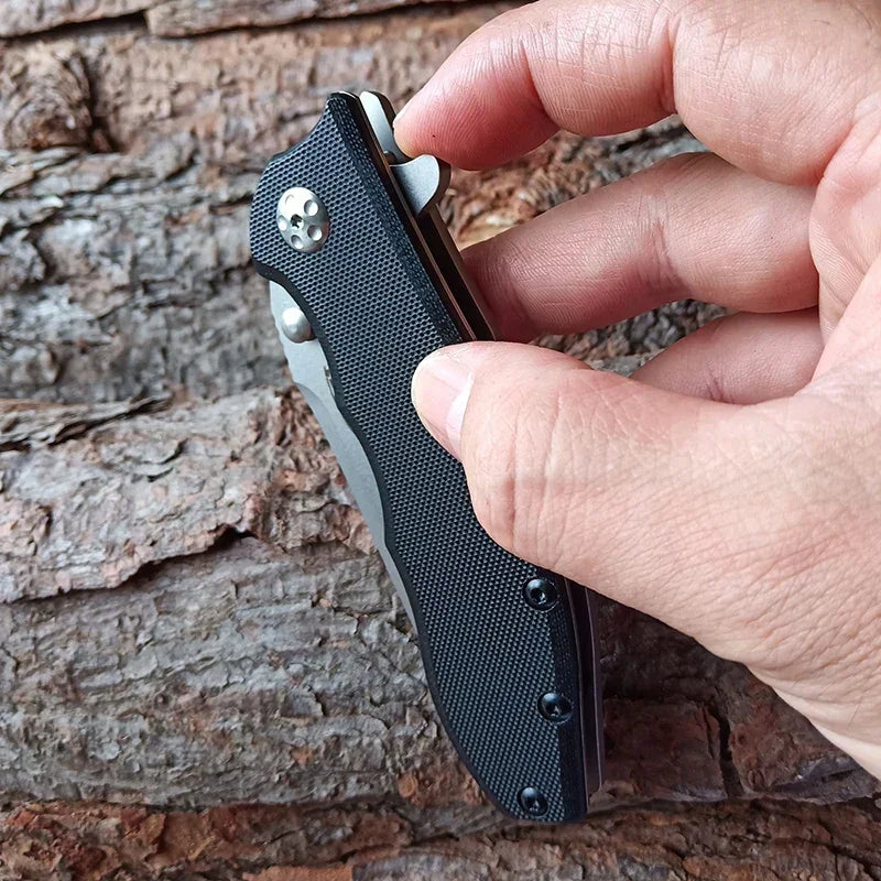 ZT 0562 Folding Pocket Knife G10 Handle Camping Hunting Portable Durable EDC Outdoor Self-defense Multitool Knives EDC Hand Tool