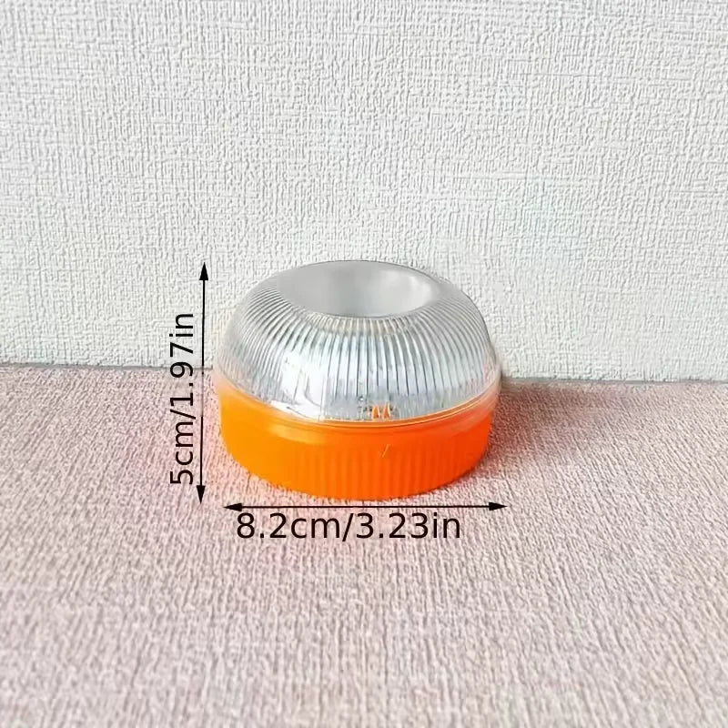 Led Car Emergency Light Flashing Light Magnetic Induction Road Accident Light Portable Strobe Warning Light