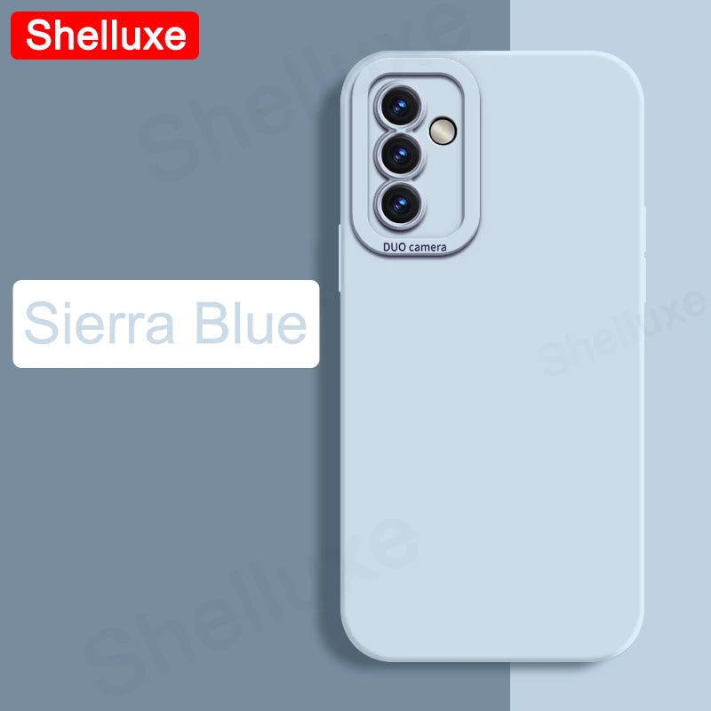 A54 A55 A56 Case Shelluxe Square Liquid Silicone Soft Cases For Samsung Galaxy A56 A55 A54 A52 s A52s A53 Silky Feel Phone Cover