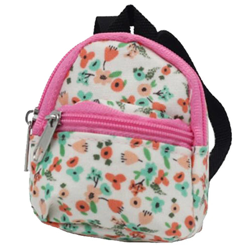 1:6 1:12 Dollhouse Miniature Flower Backpack Schoolbag Dolls Accessories