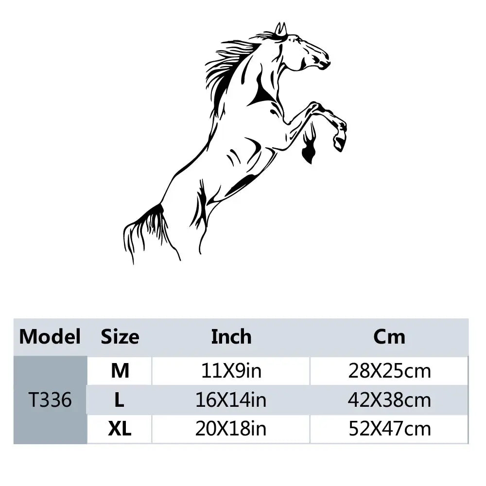 Horse Home Decoration Accessories For Bedroom Decoration Background Wall Art Decal Drop Shipping