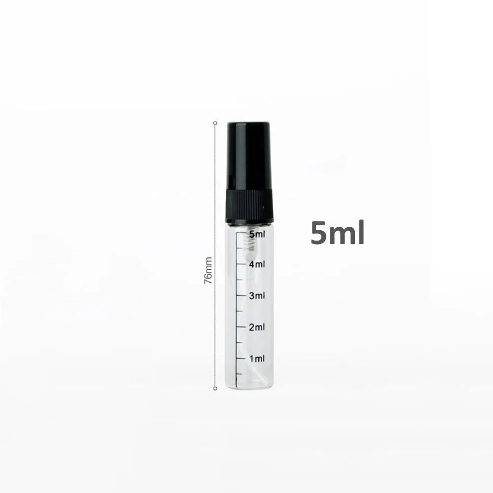 Scale-5ml Color Mini Glass Perfume Refillable Bottle – Travel Spray Tube