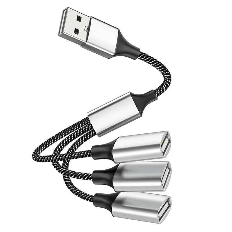 USB Type C Hub Extensions 4 Port USB Cable Splitter OTG High Speed Transfer Adapter Portable Converter For PC Laptop Macbook Pro