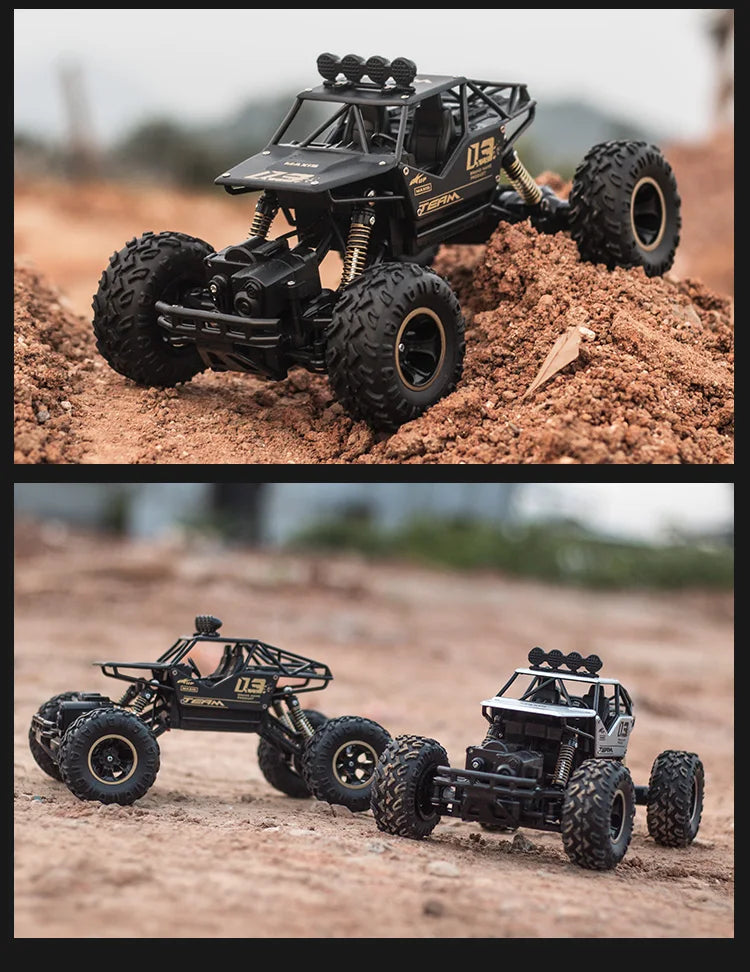 Oike RC Car Remote Control Climbing Vehicle Outdoor All Terrain 4X4 Off-road Trucks Rock Climber 4WD Buggy Racing Drift Cars Toy
