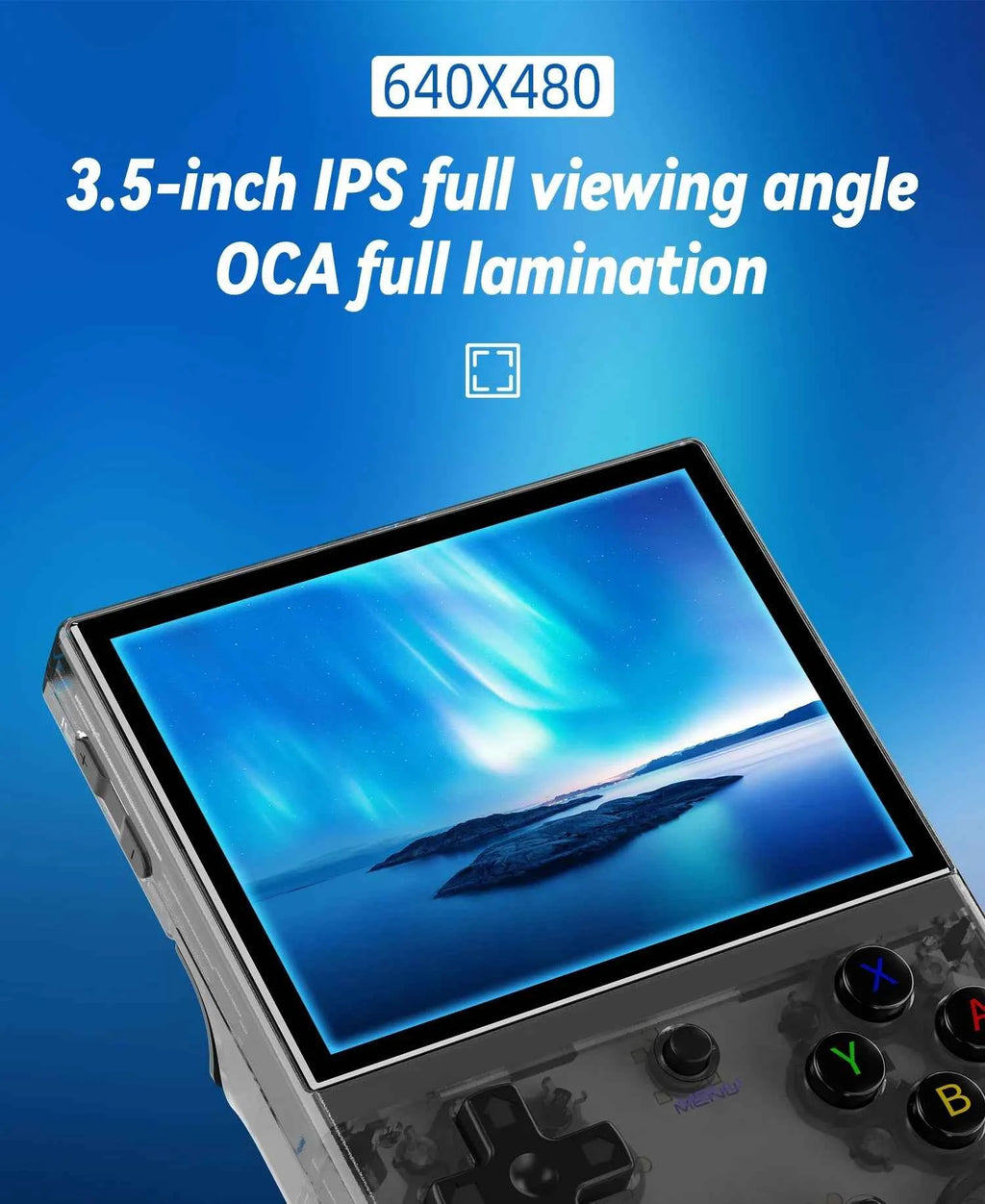 ANBERNIC RG35XX PLUS Retro Handheld Game Console 3.5''IPS Screen Built-in 10K Games HDMI Video Output Streaming Kids Game Player
