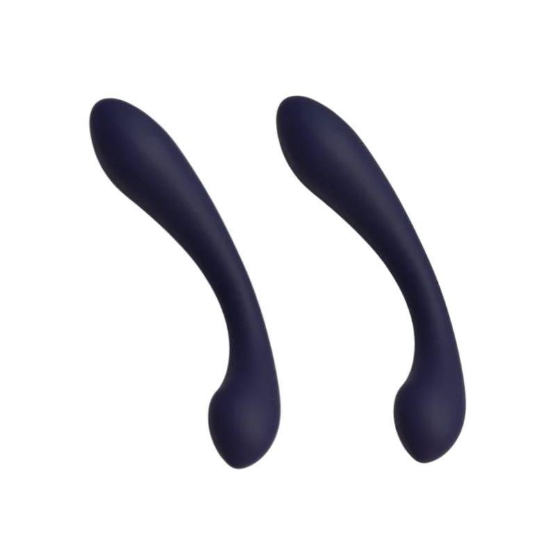 2 Color Silicone Dual Head Facial & Body Manual Massager