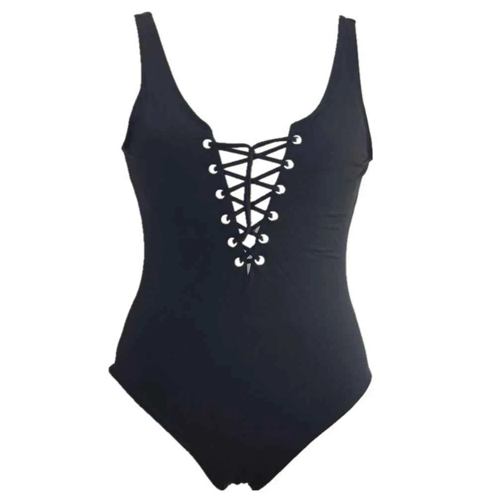 A swimsuit woman's swimsuit pushed up a sexy bodysuit woman's beach outfit backless swimsuit beach
