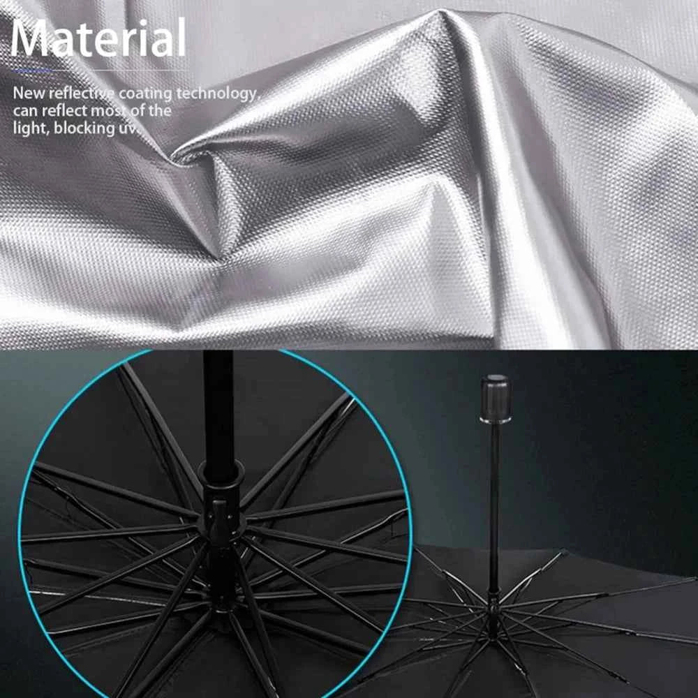 Car sunshade front windshield titanium silver thickened sunshade anti UV folding car sunshade car sunshade accessories