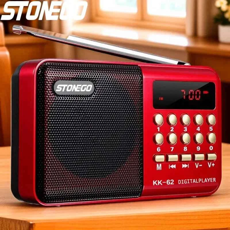 Portable FM Radio Speaker – Rechargeable MP3 Player