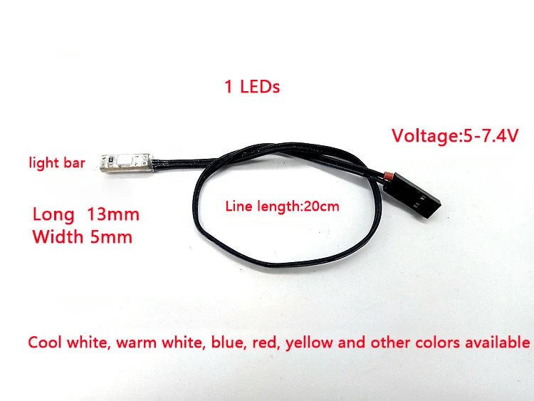 Flashing alarm light strip controller for 1/14 Tamiya RC Truck Car TRX4 For scania