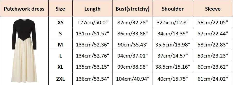 AP SS2026 Women Crinkle Dress Jersey Top Black Patchwork Apricot Elegant Lady Maxi Dress