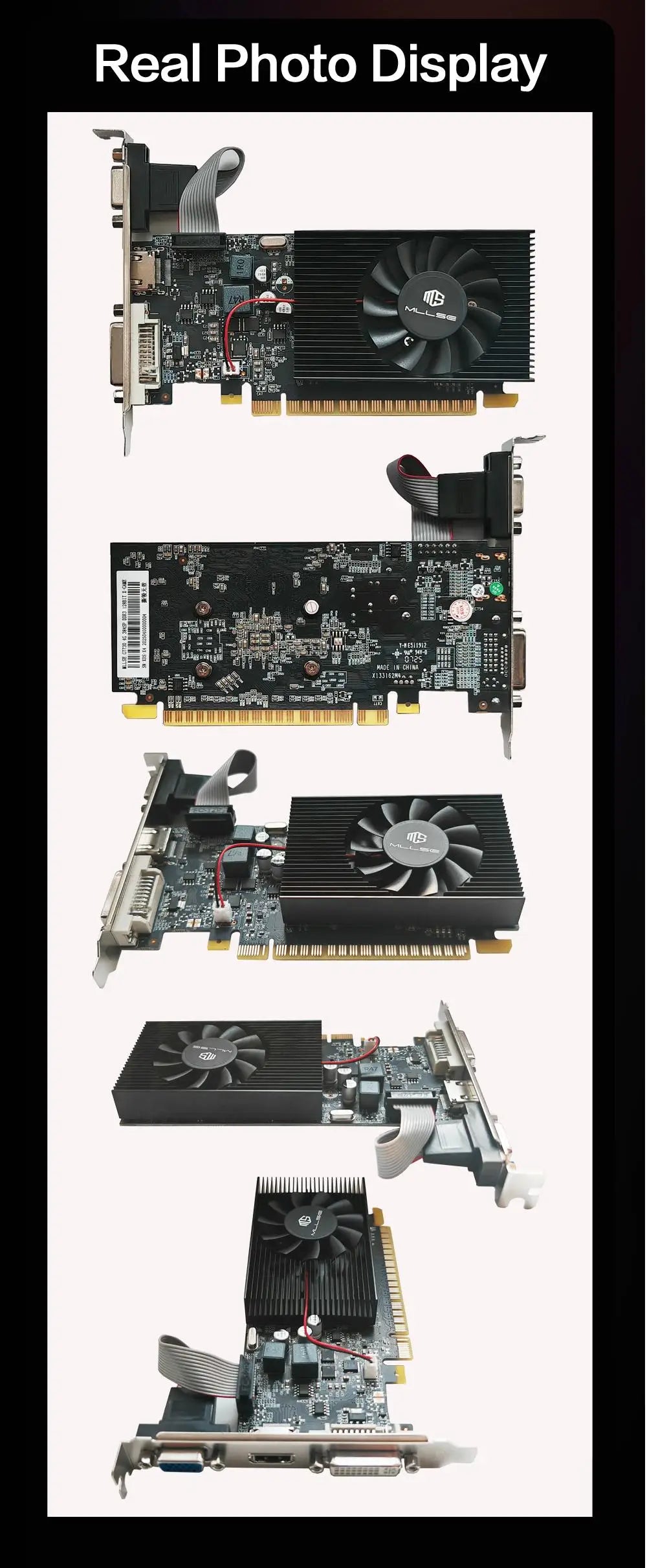 MLLSE GT730 4GB GT740 4GB Graphics Card GDDR3 128Bit DVI VGA PCI-E 3.0 Geforce GPU Gt 730 Gaming Video Card Placa De Video