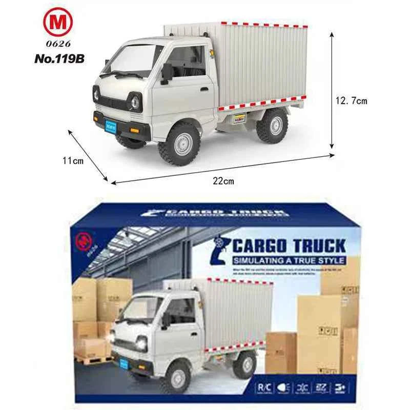 1:10/1:16 Wpl D12 Rc Car Simulation Drift Climbing Truck Led Light Cargo Rc Electric Toy Model For Boys Christmas Surprise Gifts