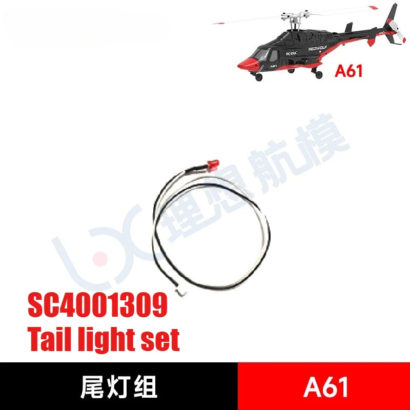 RC ERA A61 RC Helicopter Simulation Original Spare Parts Complete Set Chassis Main Frame Remote Control Blade Receiver Motor