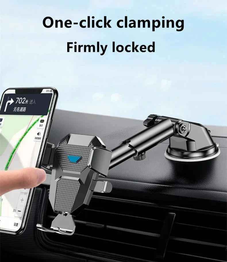 Universal Suction Cup Car Phone Holder Mount Stand for iPhone Samsung Xiaomi Huawei - Mobile Phone Sucker Support Bracket