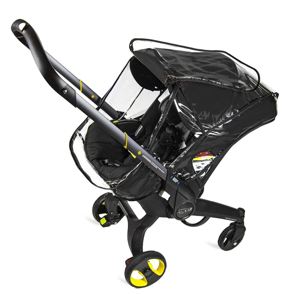 Stroller Raincoat Thickened Transparent PVC Vision Rain cover For Doona & FooFoo Baby Stroller 3 in 1 Baby Stroller Accessories