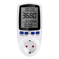 Digital Power Meter AC 220V LCD Wattmeter Socket Wattage Kwh Energy Meter EU UK US AU Plug Measuring Outlet Power Analyzer