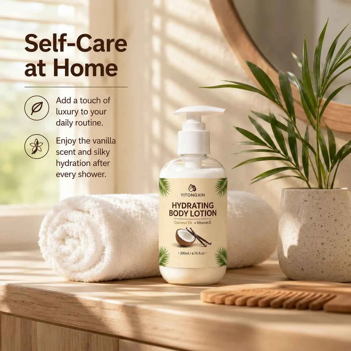 Coconut Body Cream 200 ml – Moisturizing Daily Care