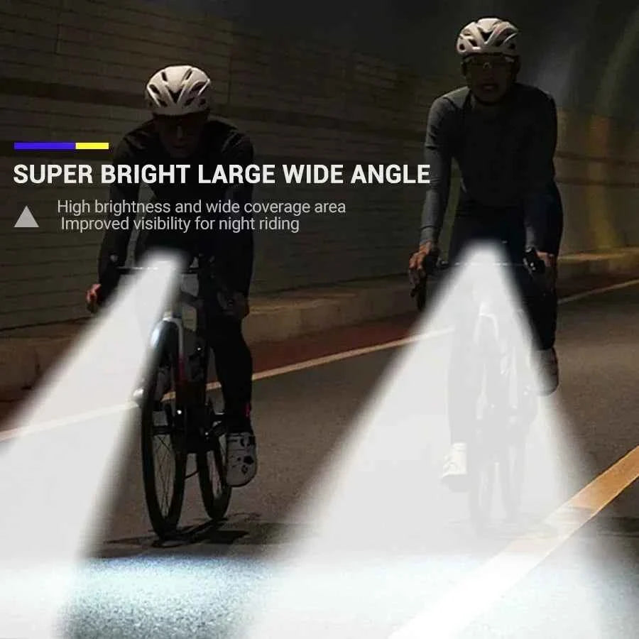 9 LED Bicycle Headlight Portable Rechargeable Bright Front Bike Lamp Ultralight Handlebar Lights Waterproof Cycling Flashlight