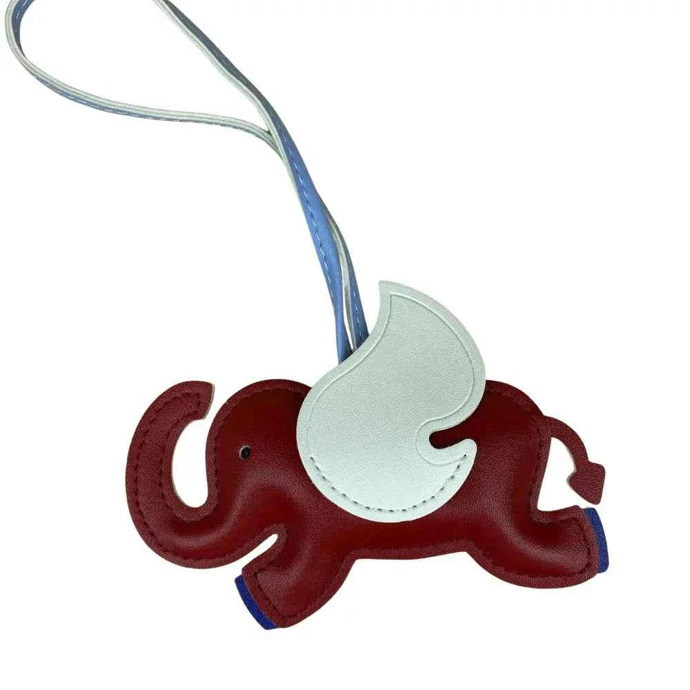 Elephant Bag Charm - Multi-Color Horse Charm Accessory for Purse, Backpack & Keys