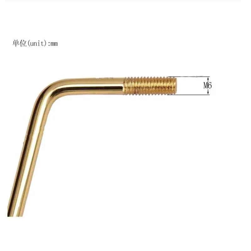 M6 Tremolo Bridge Arm Whammy Bar for Electric Guitar Chrome Black Gold Thread Diameter 6mm Guitar Accessories