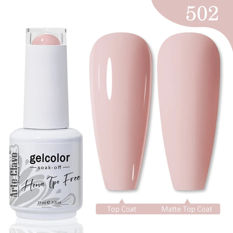 Arte Clavo TPO HEMA FREE Top Quality Discount Price 131 Colors Nail Gel Polish New Formula Nail Gel 15ml Bottle UV Gel Varnish