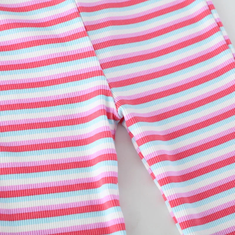 Jumping Meters  2-7T  Flare Pants Boot Cut Hot Selling Girls Leggings Pants Colorful Full Pencil Pants Autumn Kids Trousers