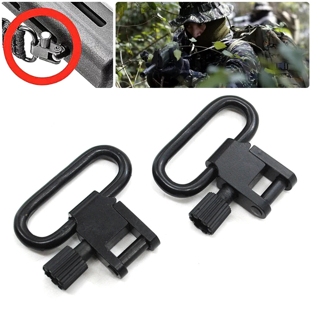 QD Sling Swivel Strap Buckles Kit, Metal Quick Detachable Sling Mount Ring, Outdoor Hunting, Camping Accessories, 1Pcs