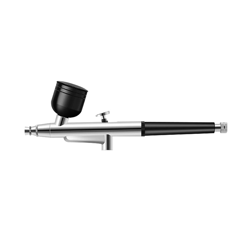 Airbrush Spray Gun for Painting Nails Modeling Crafts Cake Mini Spray Gun 0.3mm Nozzles Portable Airbrush Gun with Cleaning Kit