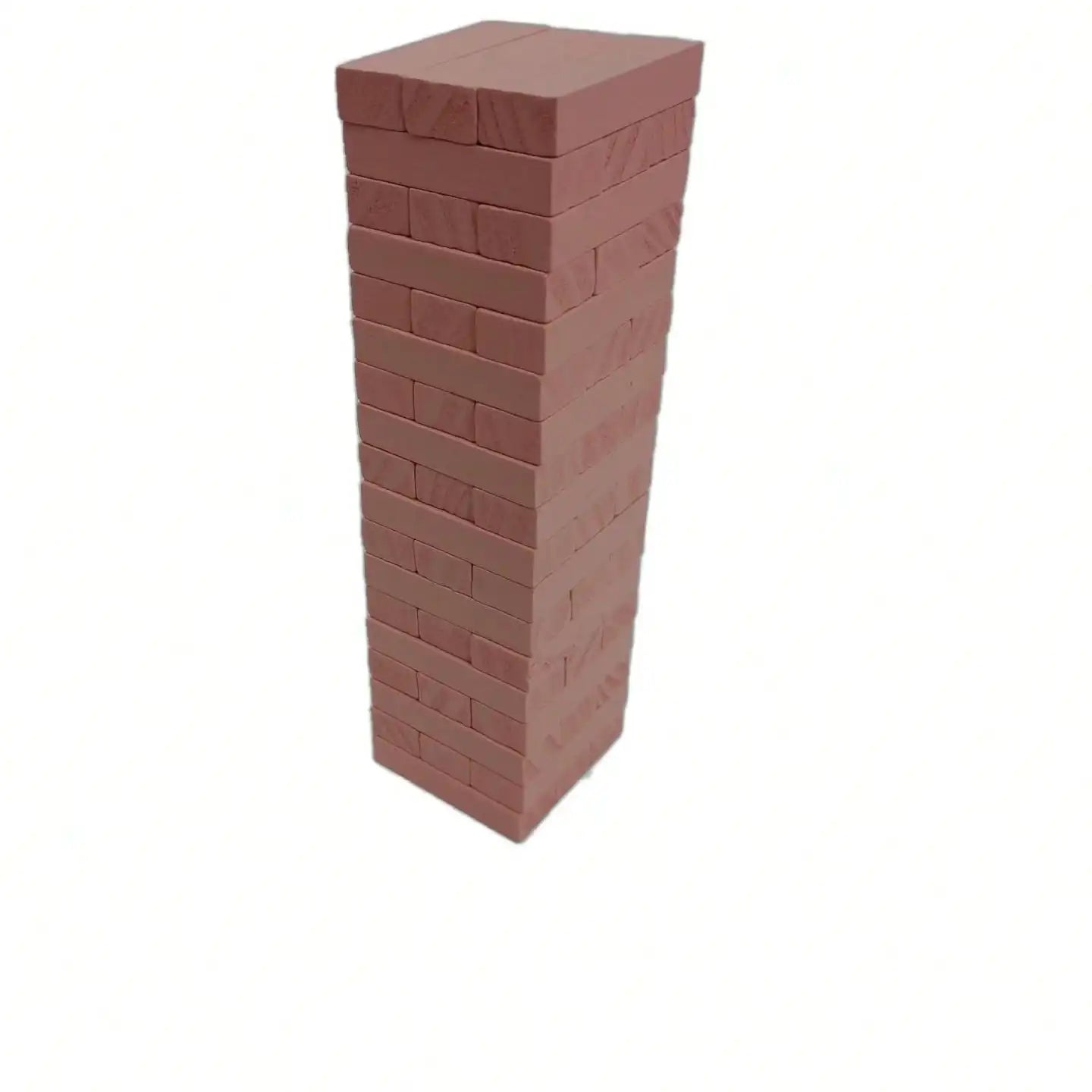 Classic Tower Game - 54 Pieces Wooden Stacking Blocks for Family Kids, Brain Teaser Balance Party Game, Educational Pullin