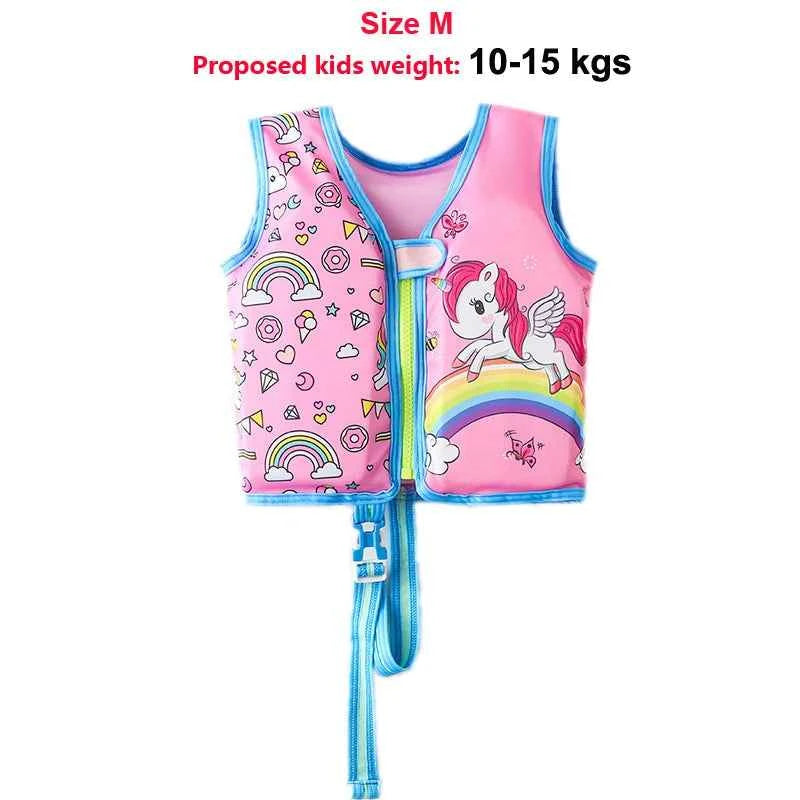 Baby Swim Buoyant Vest Kids Learn Swimming Child Swim Trainer Boy Girl Cute Float Swimsuit Swimming Pool Accessories