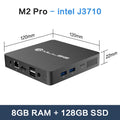 MLLSE Mini PC M2 Pro Intel Gemini Lake Intel J3710 8GB RAM 128GB ROM Dual-Band WiFi 5 Bluetooth 4.2 USB 3.0 Mini Computer
