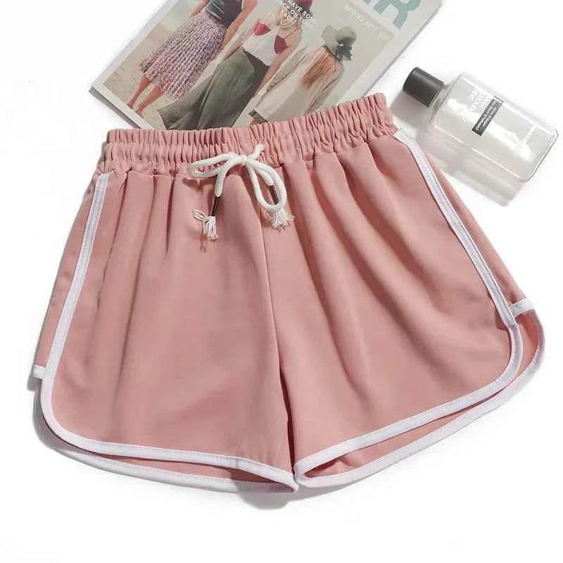 Elastic Shorts for Women Loose Fitting Quick Drying Summer Thin Running Fitness Leisure and Anti External Wear Instagram