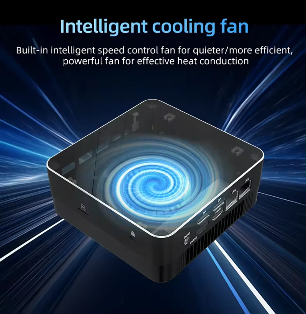 TexHoo Mini PC Computer Gaming AMD Ryzen7 5700U R5 4500U Intel Core i5 1335U CPU  NUC Office DDR4 DDR5 NVMe WIFI6