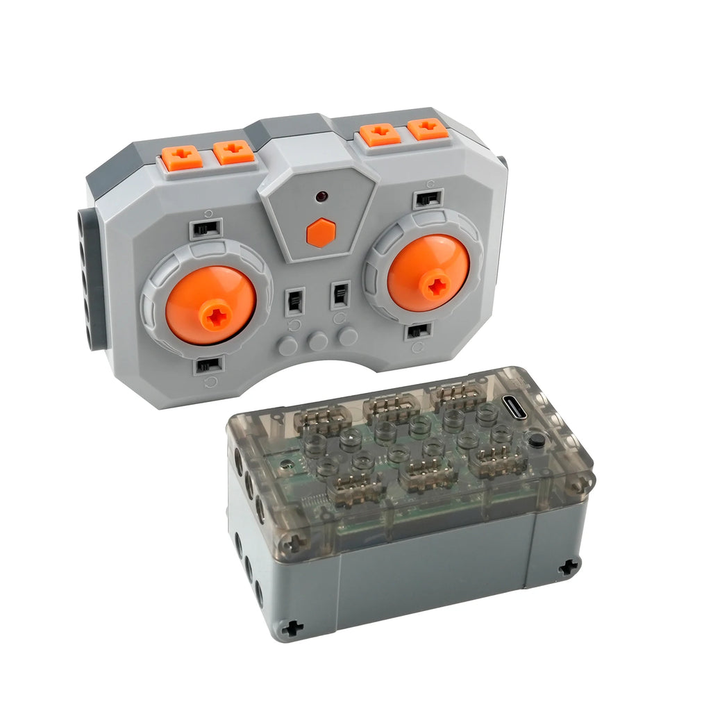 12 Channel Remote Control Rechargeable Lithium Battery Box Kit APP Control Speed Adjustable Powered Module MOC Building Blocks