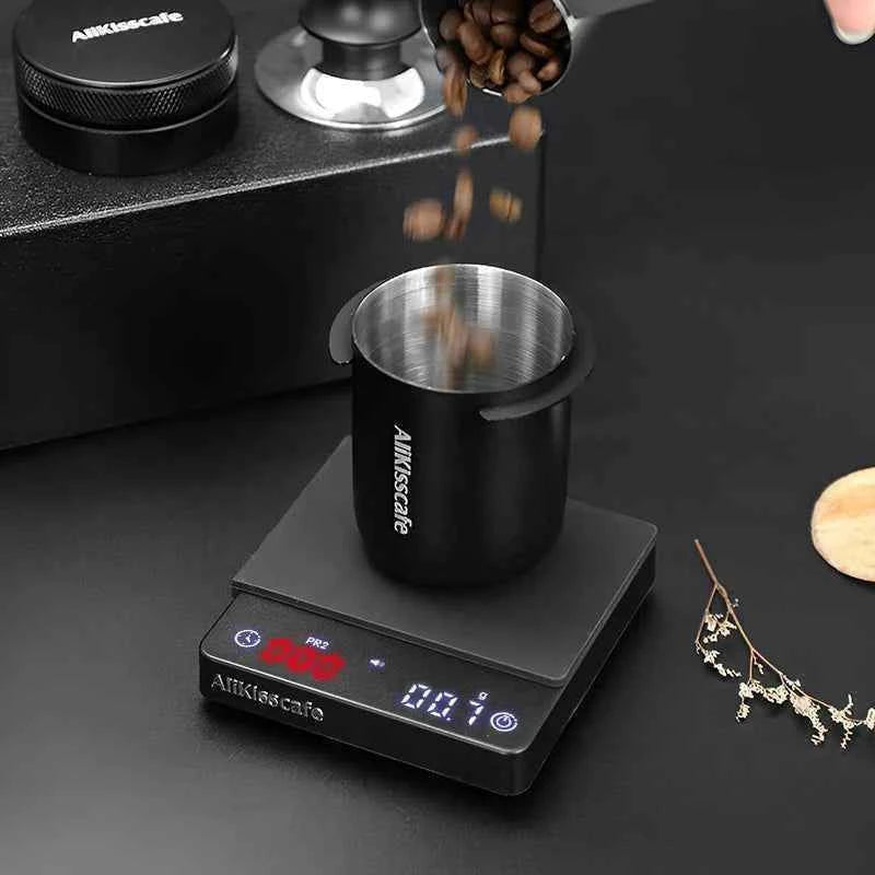 AliKisscafe Espresso Digital Scale With Timer Usb 3kg Electronic Precision Portable Barista Tool Kitchen Home Coffee Accessories