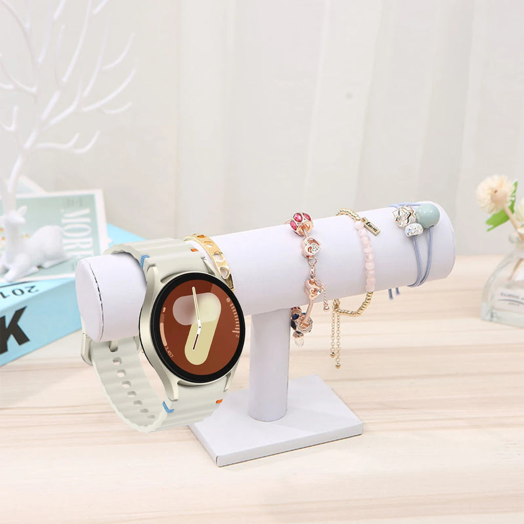 6 Colors Upright Velvet Bracelet Chain Watch Upright Display Rack Jewelry Organizer Hard Jewelry Display Stand Holder