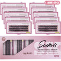 10 Boxes 40D 9-14mm C Curl Wholesale Individual Lashes Makeup False Eyelashes Extension Faux Mink Wispy Eyelash Tool Diy