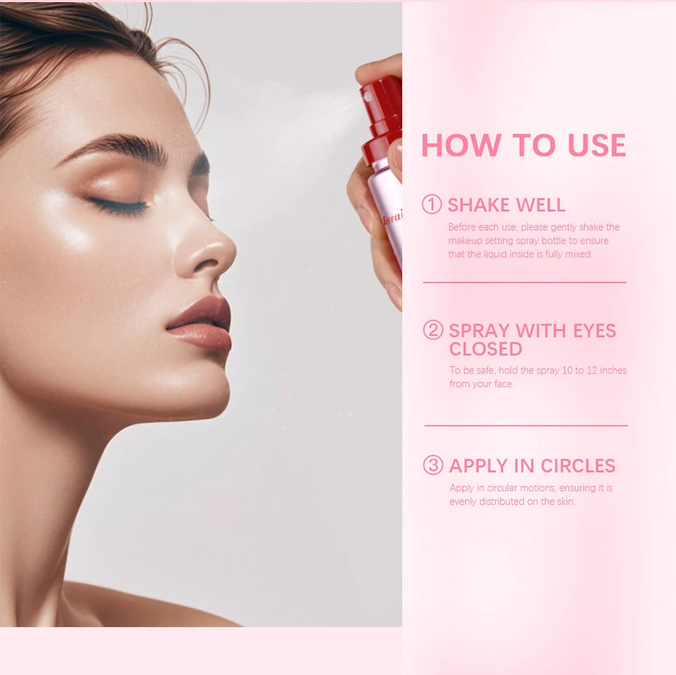 Mattifying Oil Control Setting Spray Waterproof Anti-sweat Quick Fix Makeup Spray Portable Matte Base Makeup Fixer