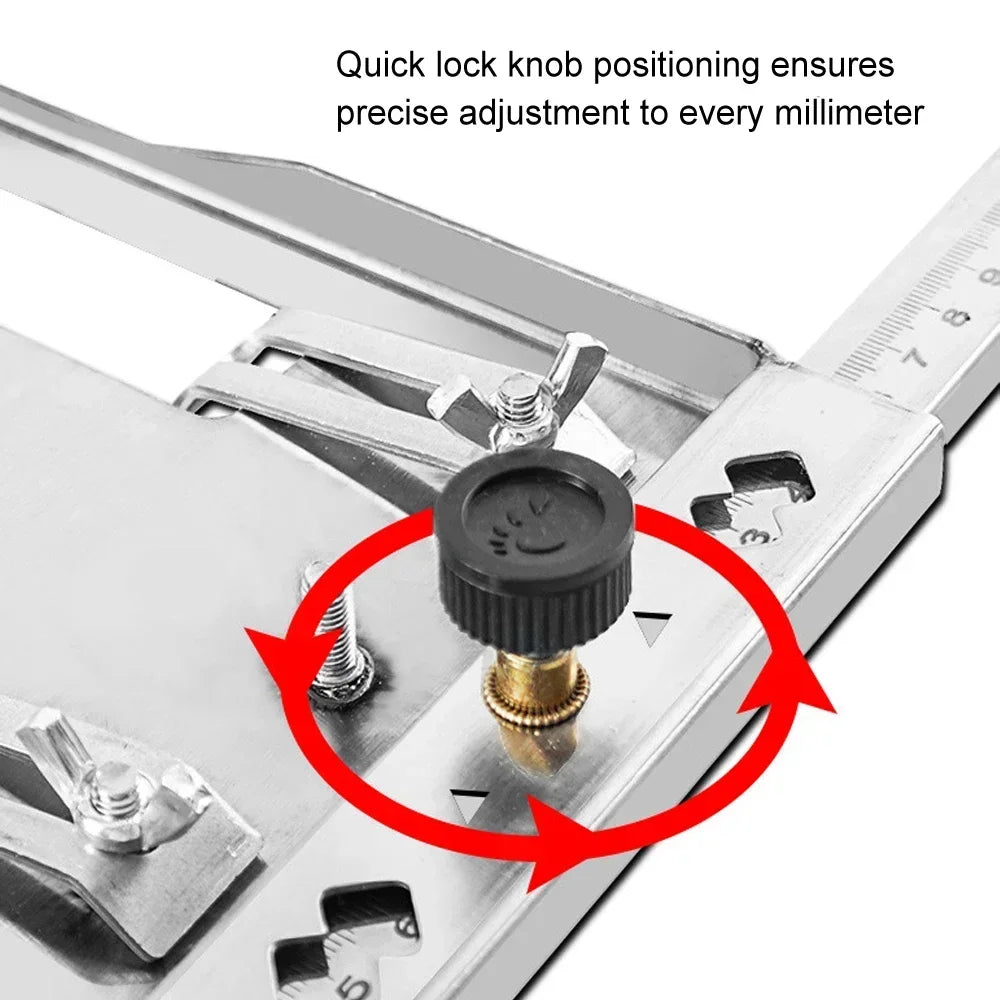 Electricity Circular Saw Trimmer Machine Guide Positioning Cutting Board Tools Woodworking Router Machine Multifunction Tools