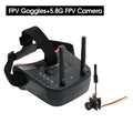 5.8G 40CH Dual Antennas FPV Goggles Monitor Video Glasses Headset HD W/ 5.8G 25mW Transmitter FPV Camera + OSD for Racing Drone