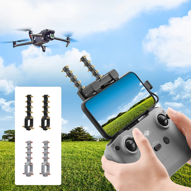 Antenna Signal Booster for DJI Mini 4K/Mini 4/4Pro/Mavic 3 Classic/Mavic Air 2 Drone RC-N1/N2 Remote Controller Range Extender