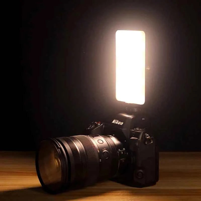 Rechargeable LED fill light 3 color temperature modes portable pocket light For cell phones laptops makeup youtube selfie videos